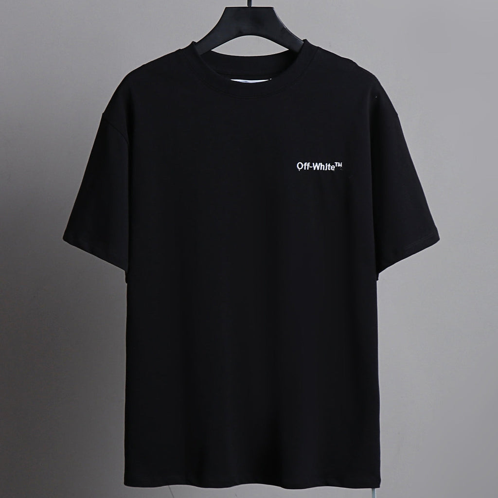 OFF-Whlte Arrow Logo Cotton T-shirt#1005