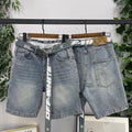OFF-Whlte Lettering denim shorts#28