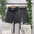 OFF-Whlte Lettering denim shorts#27