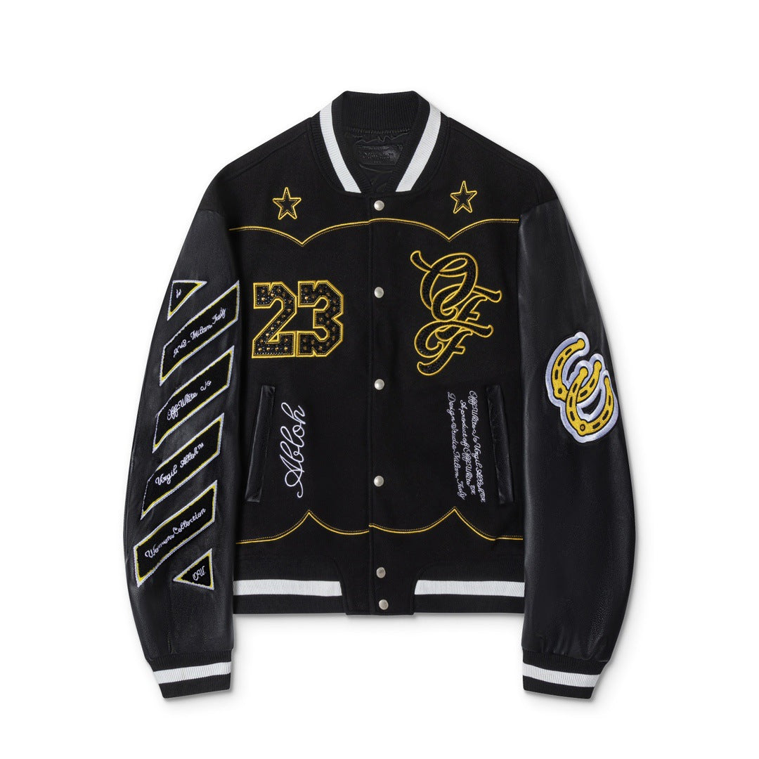 Embroidered Varsity Jacket