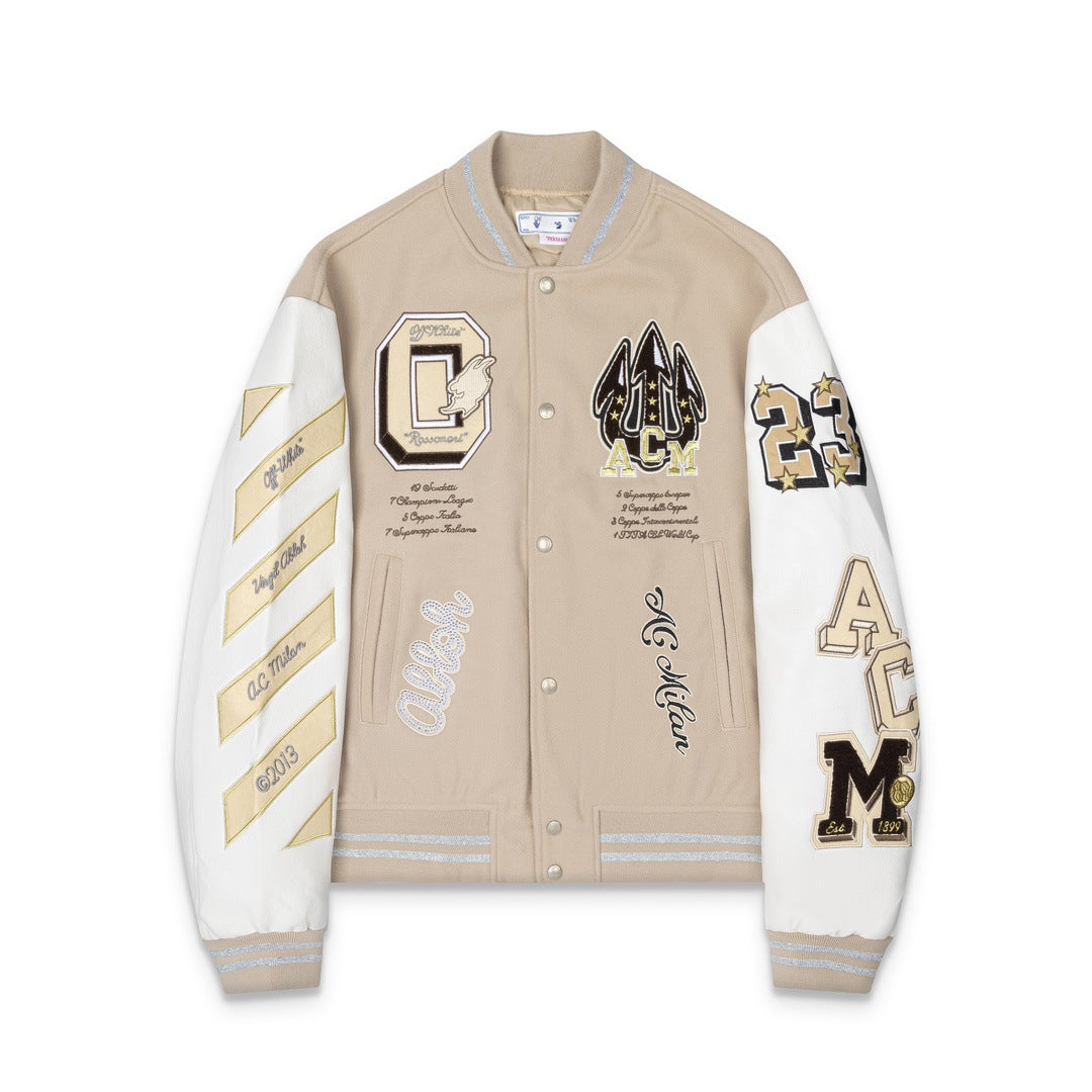 Embroidered Varsity Jacket