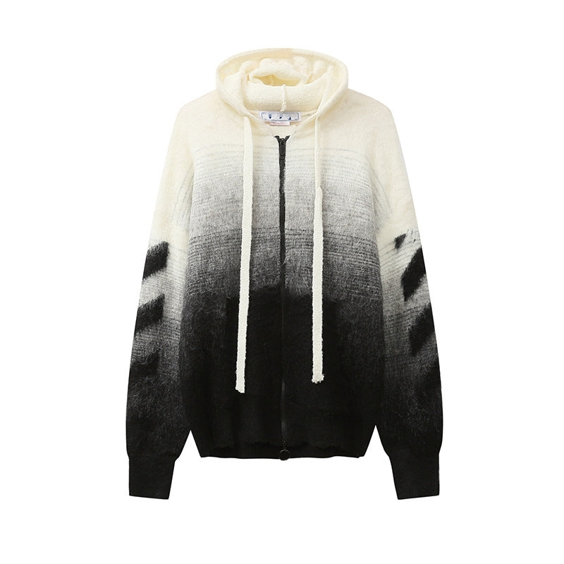 OFF-Whlte Intarsia Knit Sweater#12