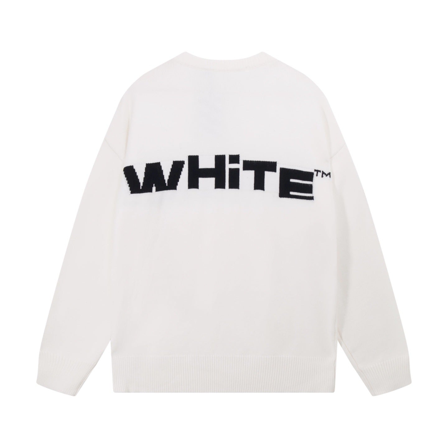 OFF-Whlte Intarsia Knit Sweater#6