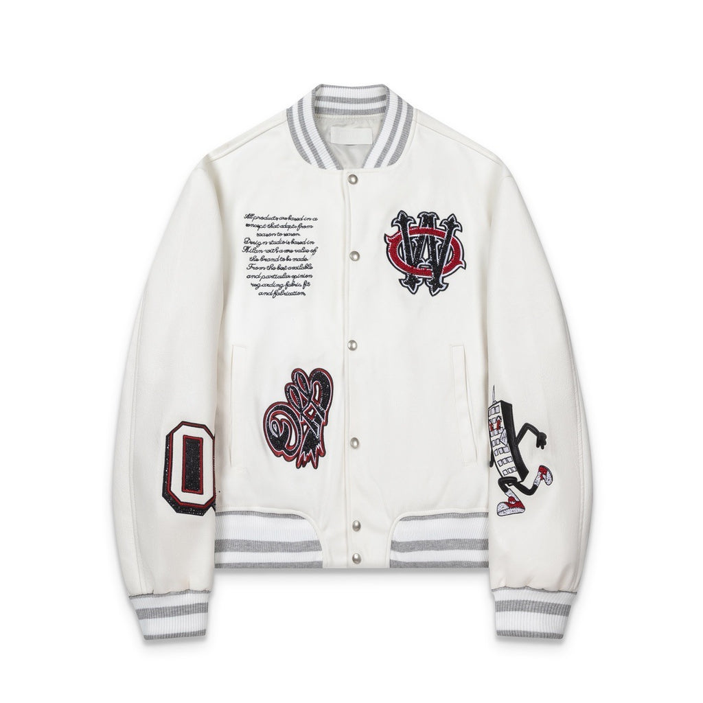 Embroidered Varsity Jacket