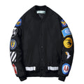 OFF-Whlte sports flight cotton jacket #22