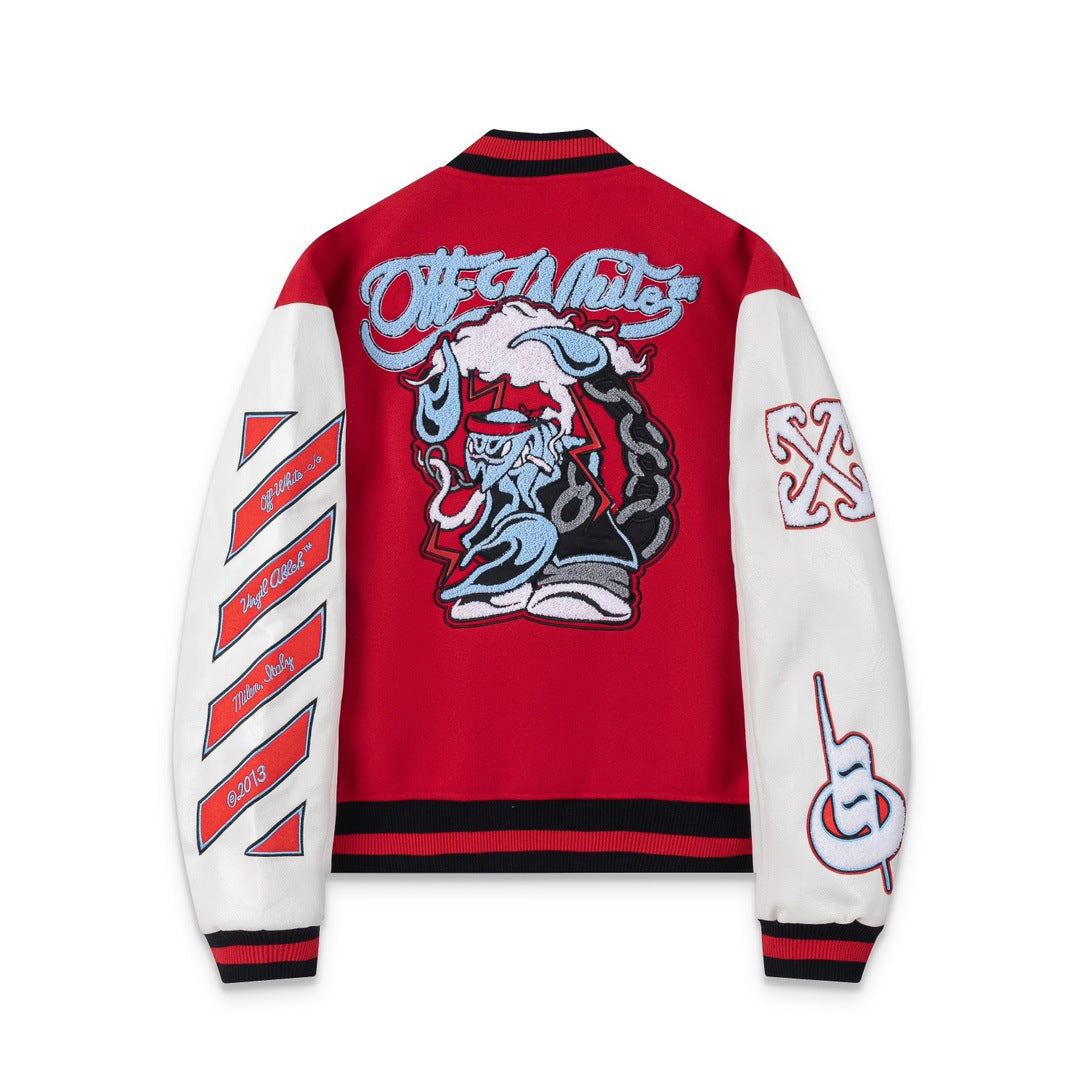 Embroidered Varsity Jacket