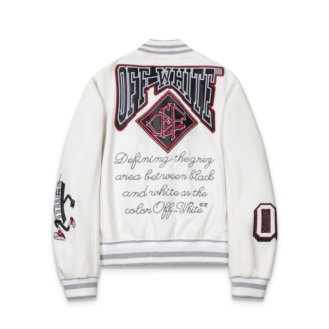 Embroidered Varsity Jacket