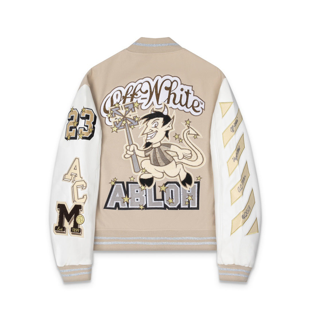 Embroidered Varsity Jacket