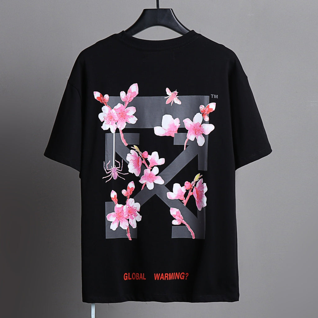 OFF-Whlte Arrow logo print T-shirt#72