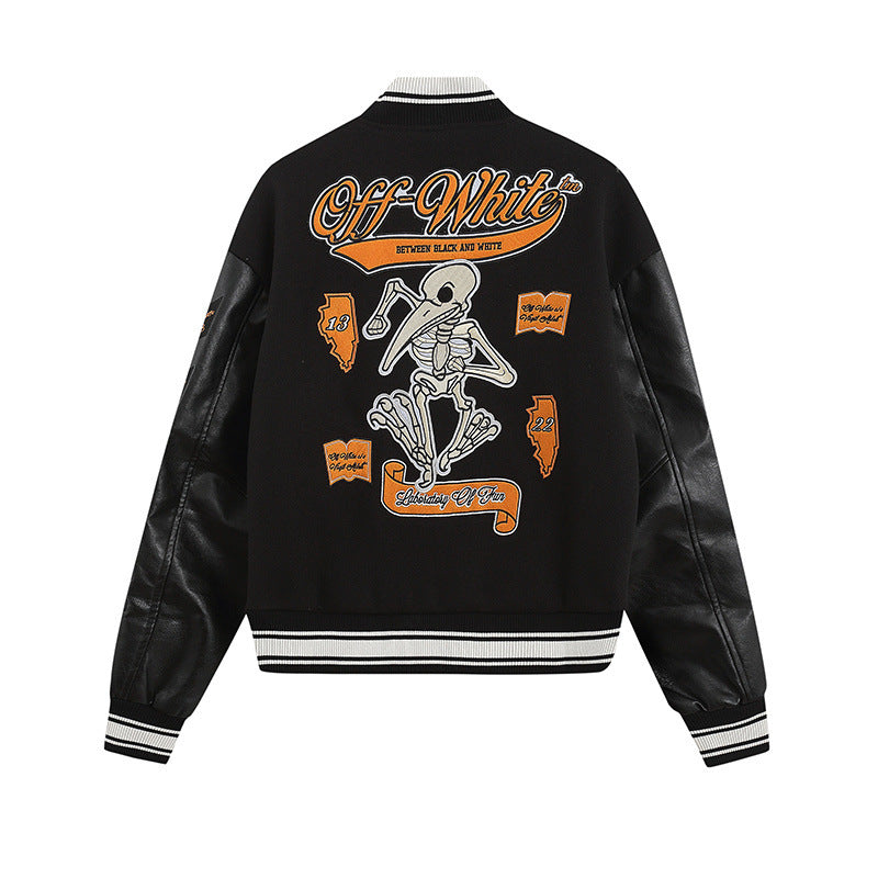 Embroidered Varsity Jacket