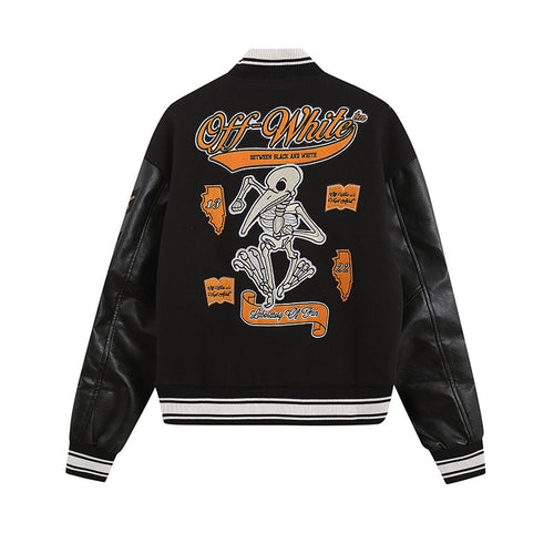 Embroidered Varsity Jacket