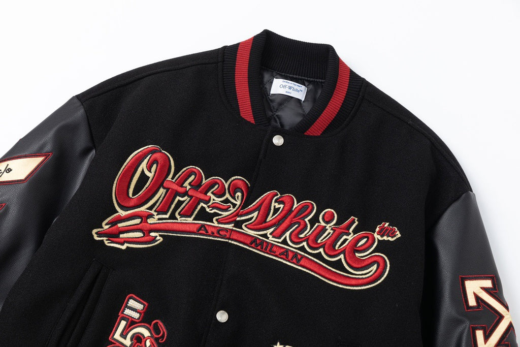 Embroidered Varsity Jacket