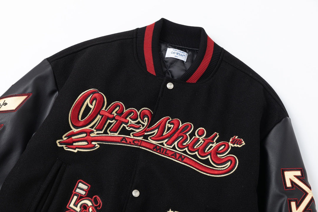 Embroidered Varsity Jacket