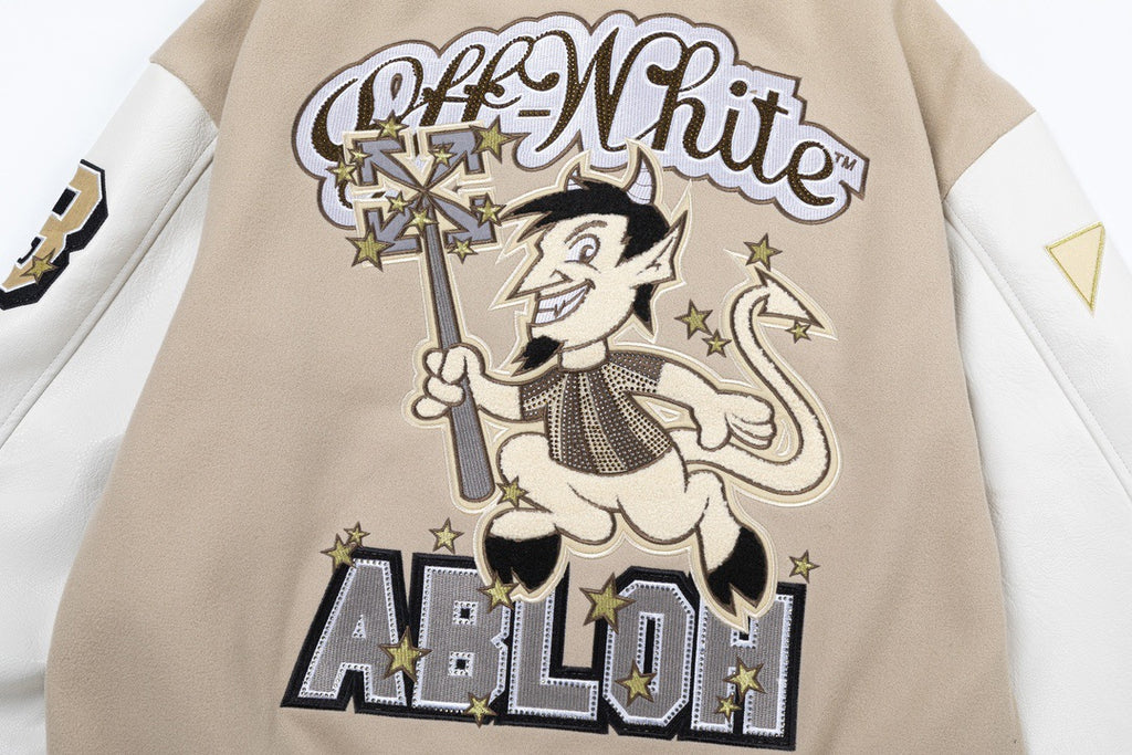 Embroidered Varsity Jacket