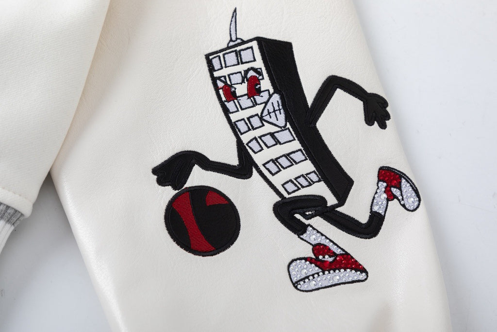 Embroidered Varsity Jacket