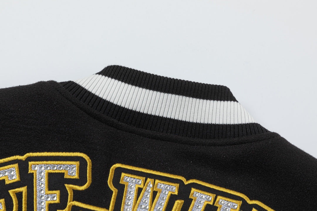 Embroidered Varsity Jacket