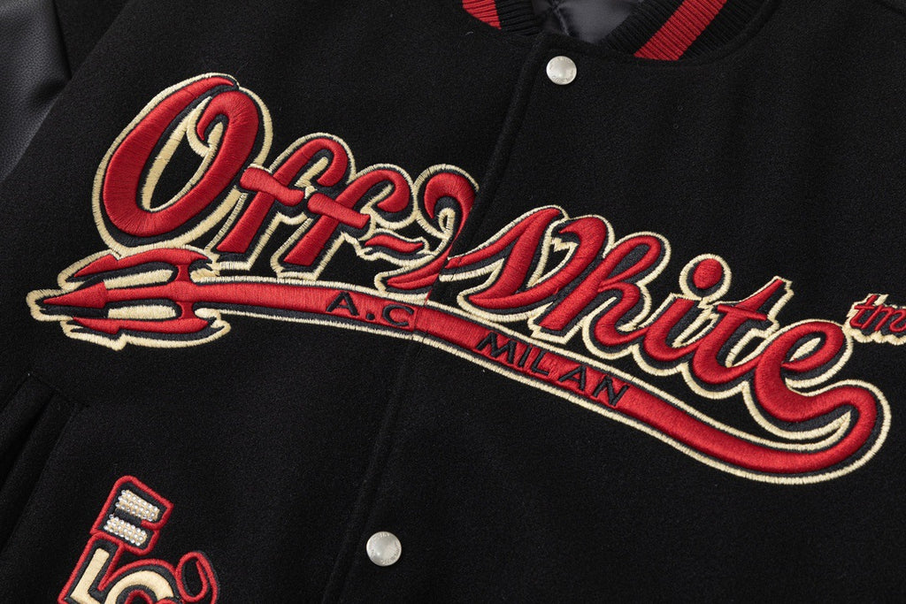 Embroidered Varsity Jacket