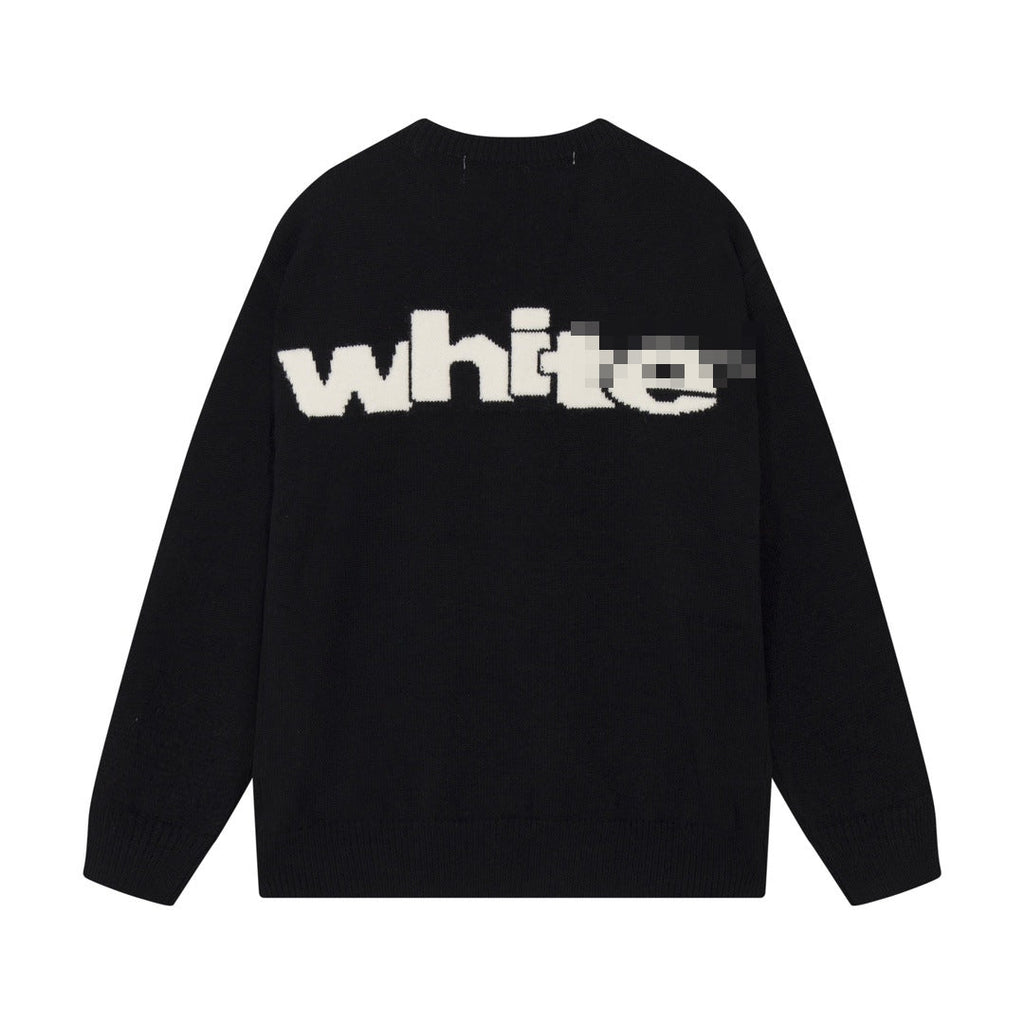 OFF-Whlte Intarsia Knit Sweater#2