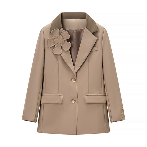 2025SS Flower grid patchwork set THOM TREND