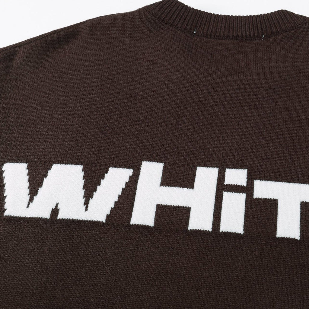 OFF-Whlte Intarsia Knit Sweater#6