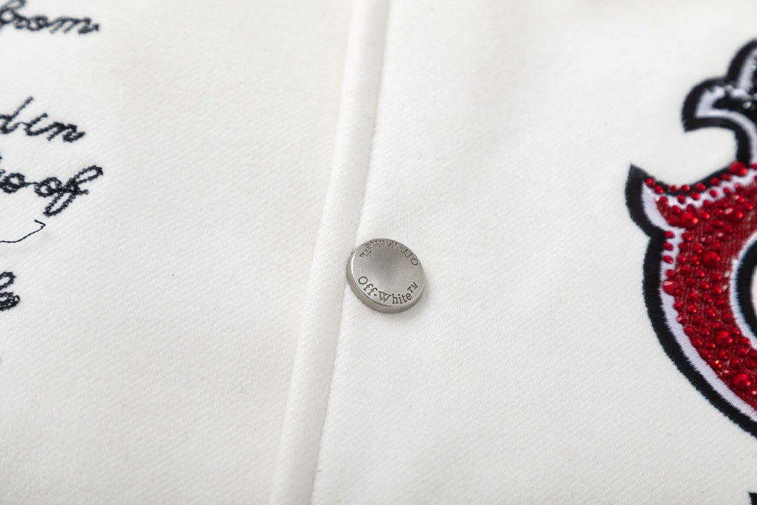 Embroidered Varsity Jacket