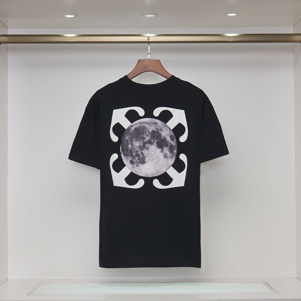 OFF-Whlte Arrow Logo Cotton T-shirt
