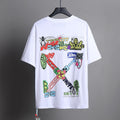 OFF-Whlte Arrow Logo Cotton T-shirt