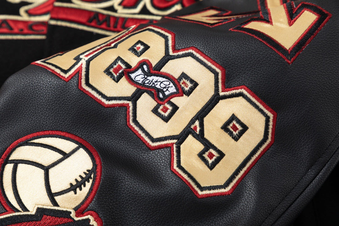 Embroidered Varsity Jacket