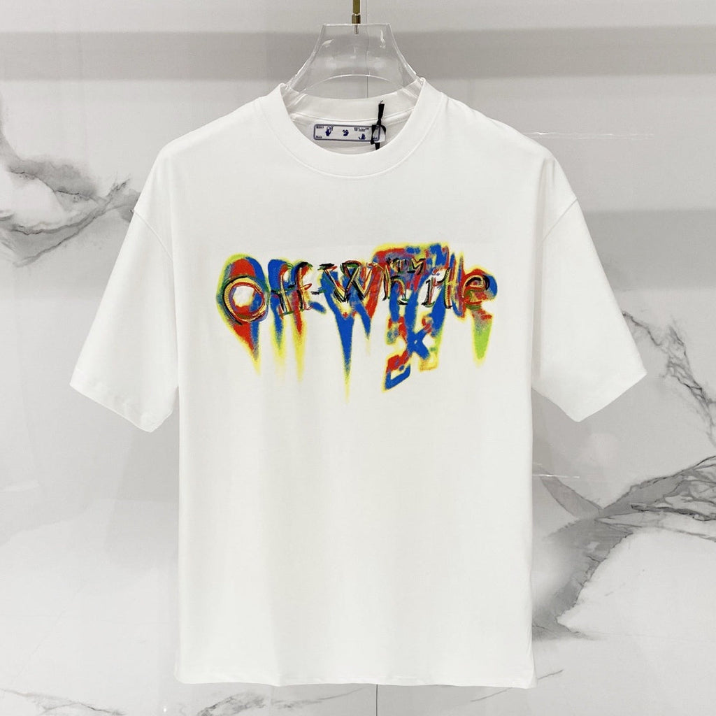 OFF-Whlte Arrow logo print T-shirt#91