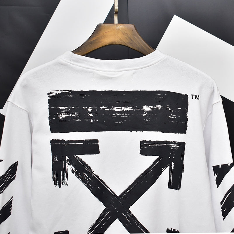 OFF-Whlte Arrow logo sports sweatshirt#100