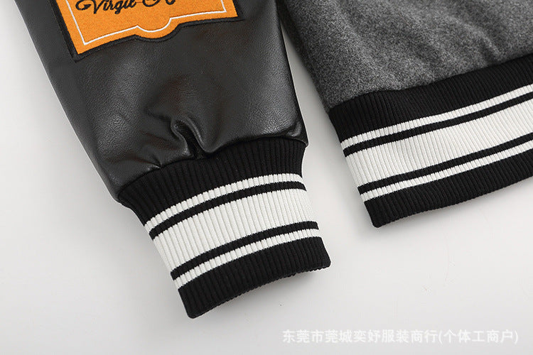 Embroidered Varsity Jacket