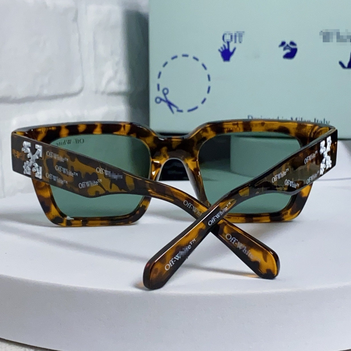 OFF-Whlte Arrow logo sunglasses#003