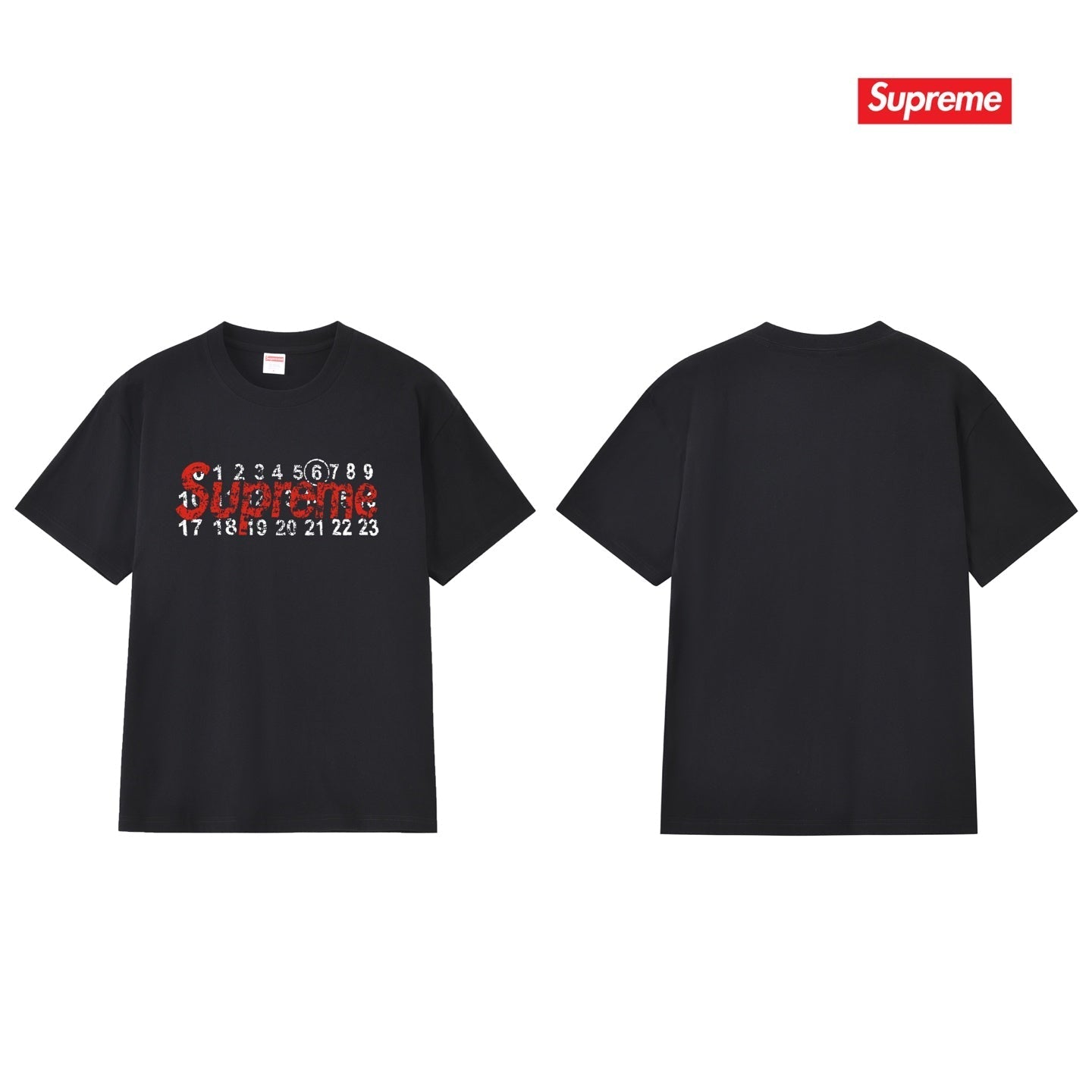 Collaboration Letter Print Unisex T-Shirt