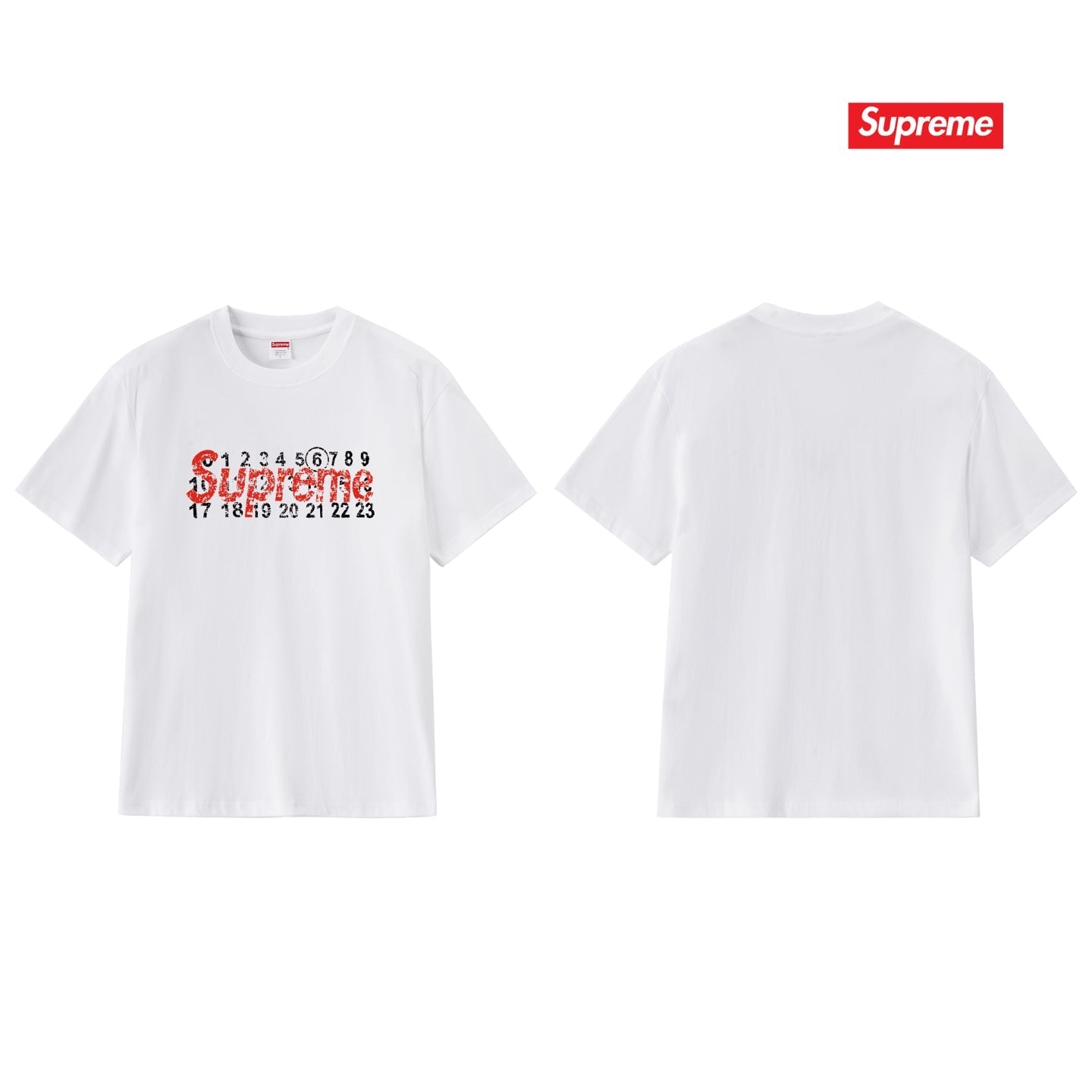 Collaboration Letter Print Unisex T-Shirt