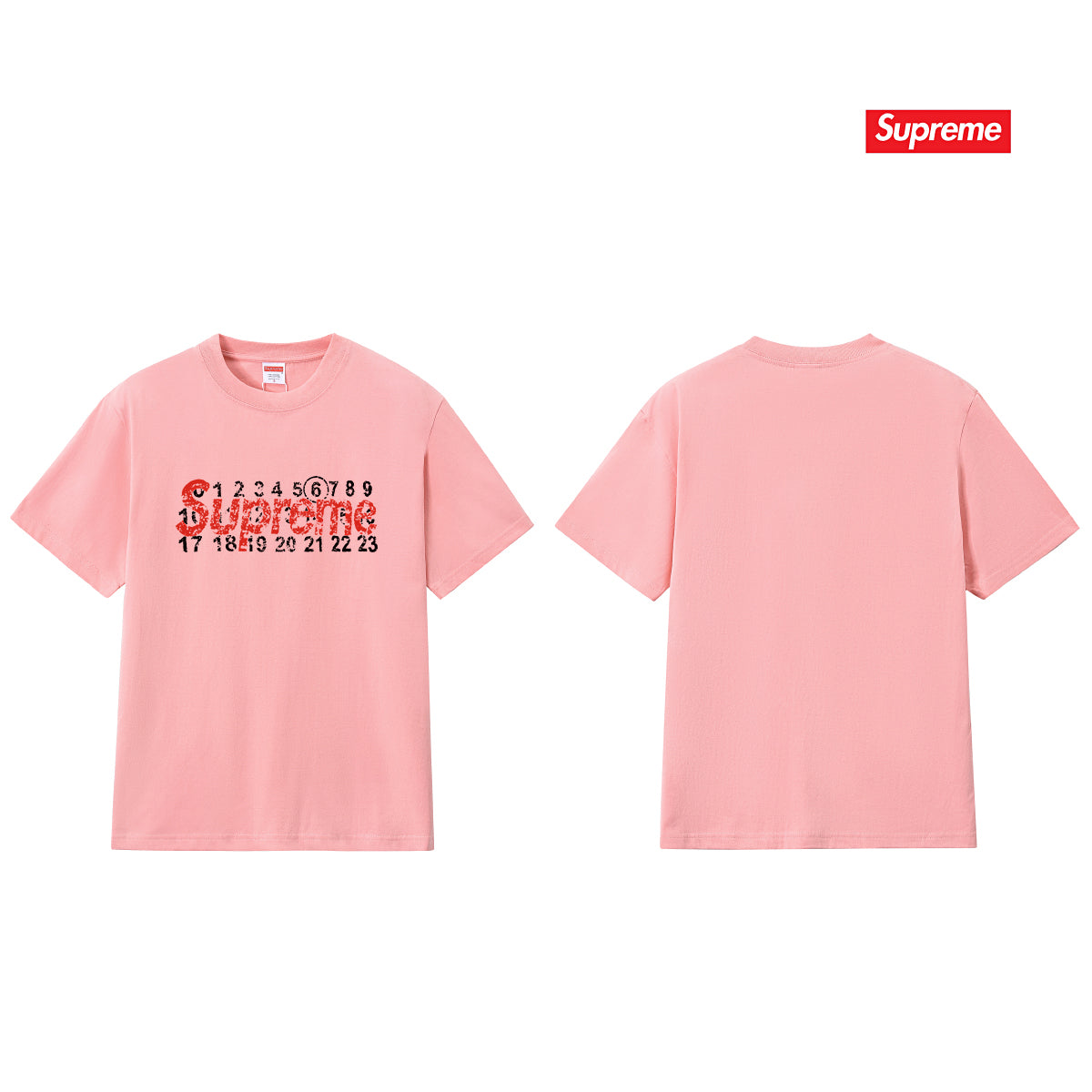 Collaboration Letter Print Unisex T-Shirt