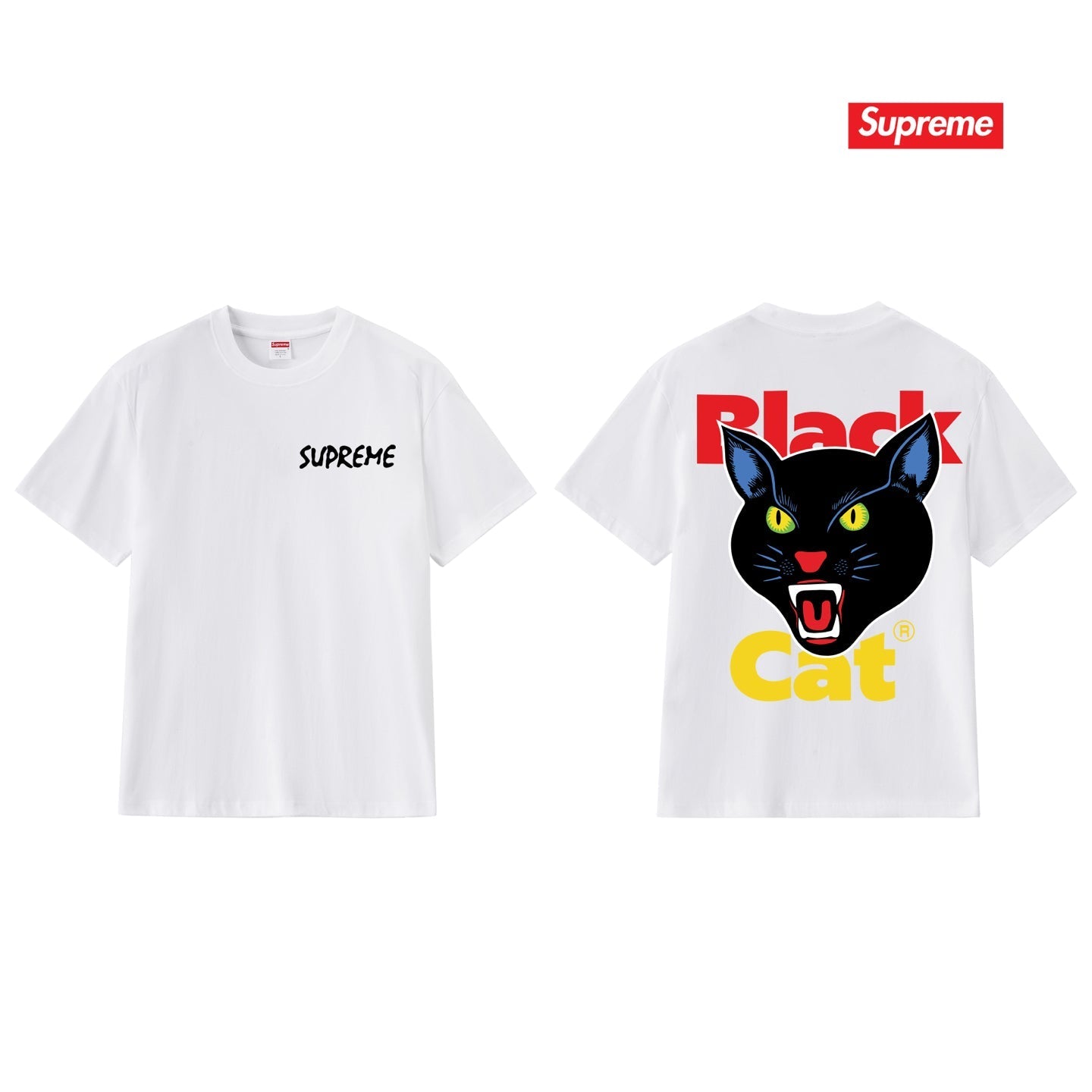 Cat Head Logo Graphic Unisex T-Shirt