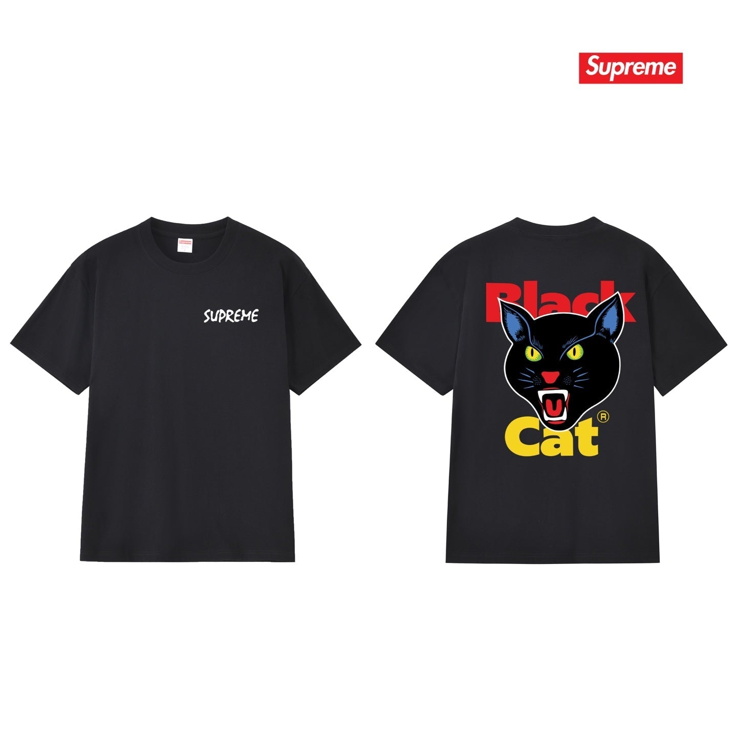 Cat Head Logo Graphic Unisex T-Shirt