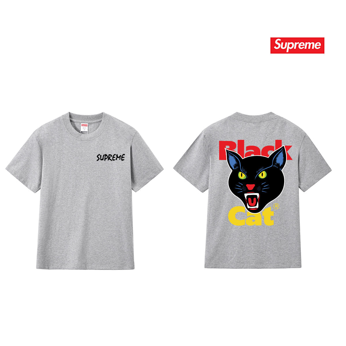 Cat Head Logo Graphic Unisex T-Shirt