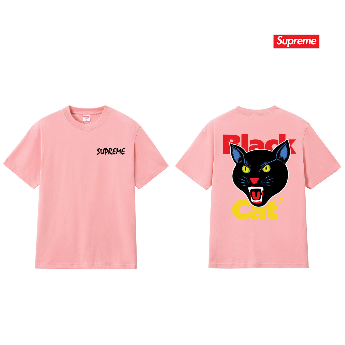 Cat Head Logo Graphic Unisex T-Shirt
