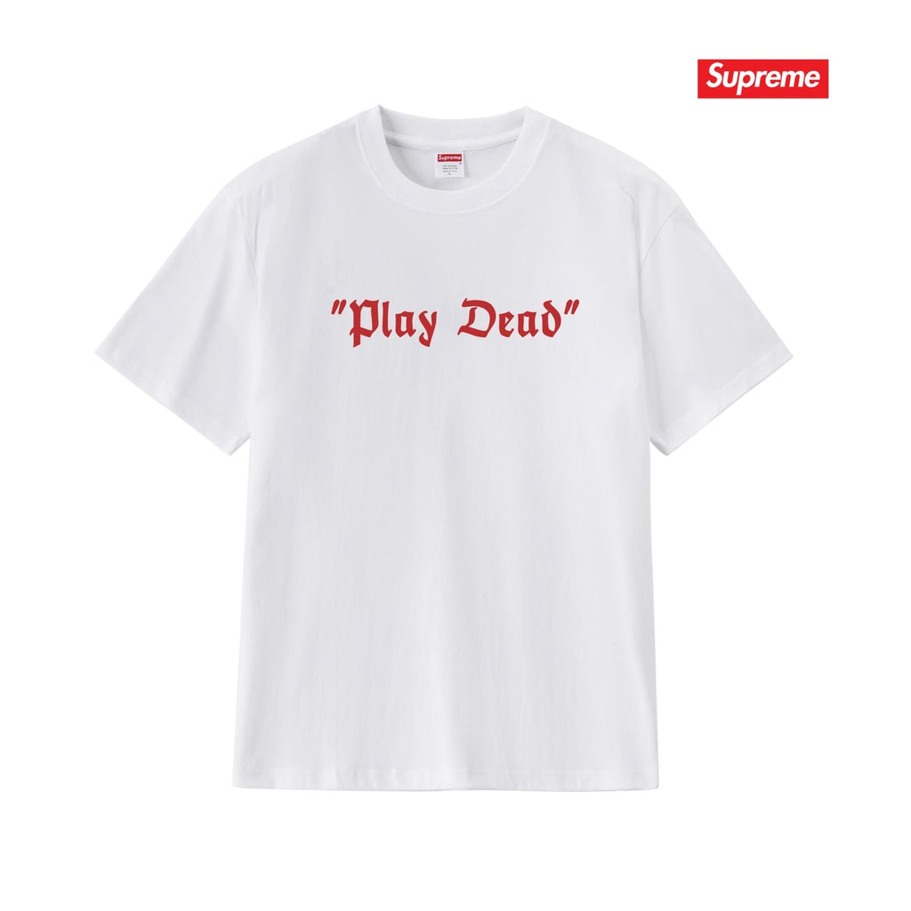 Letter Print Unisex Cotton T-Shirt