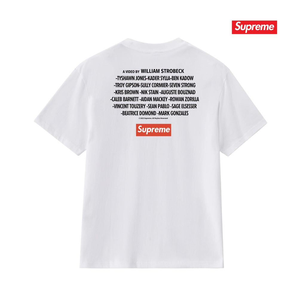 Letter Print Unisex Cotton T-Shirt
