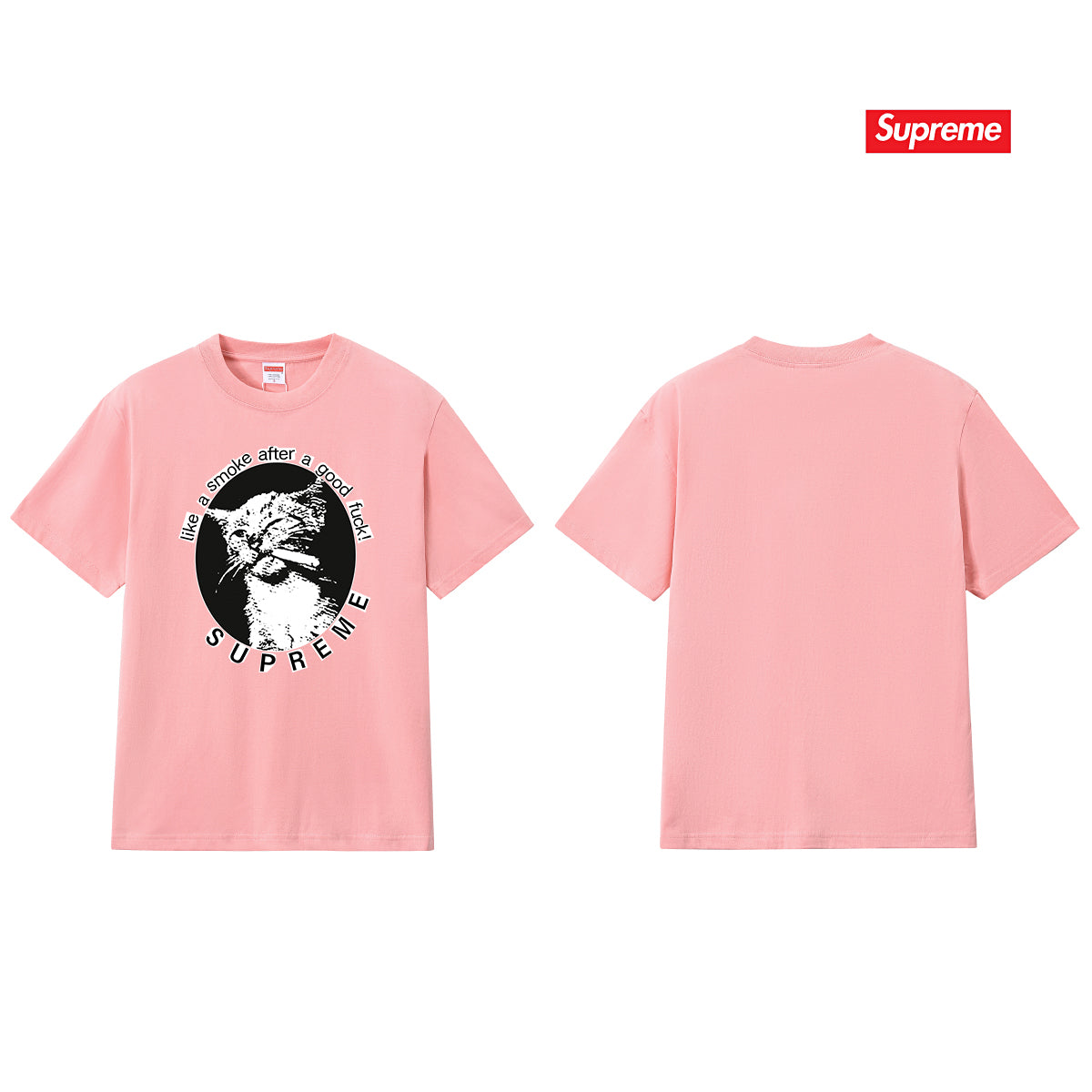 Cat Graphic Print Unisex T-Shirt