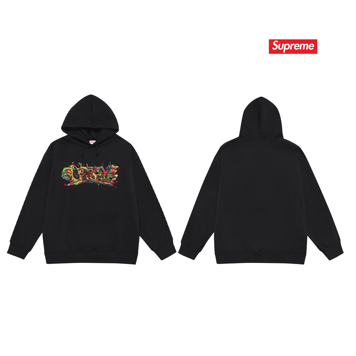 Spray Paint Graffiti Hoodie