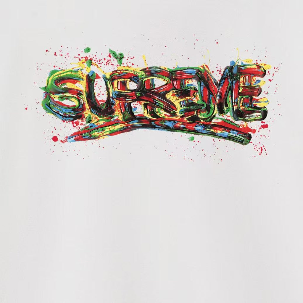 Spray Paint Graffiti Crewneck Sweatshirt