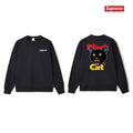 Cat Head Logo Crew Neck Sweatshirt