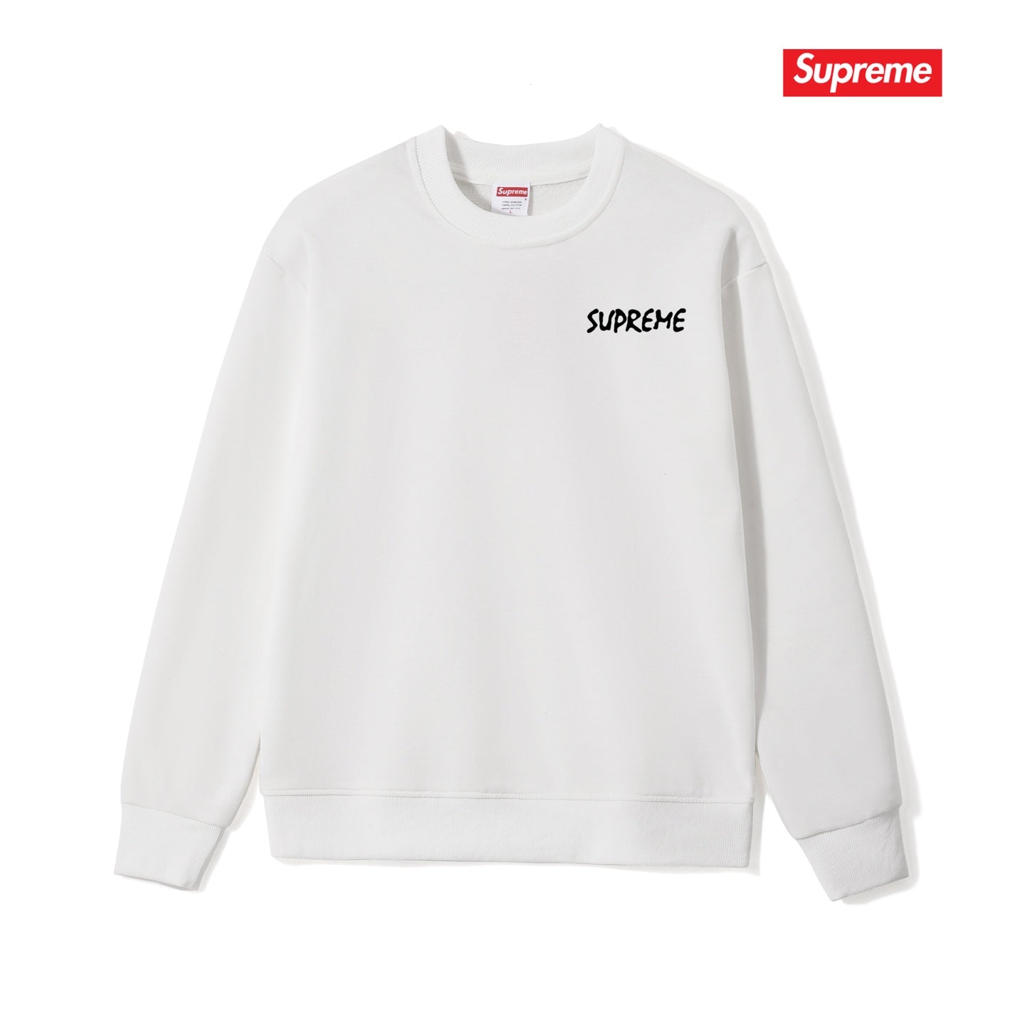 Cat Head Logo Crew Neck Sweatshirt