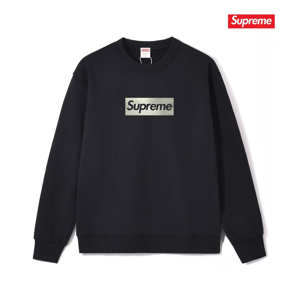 Solid Color Crew Neck Sweatshirt