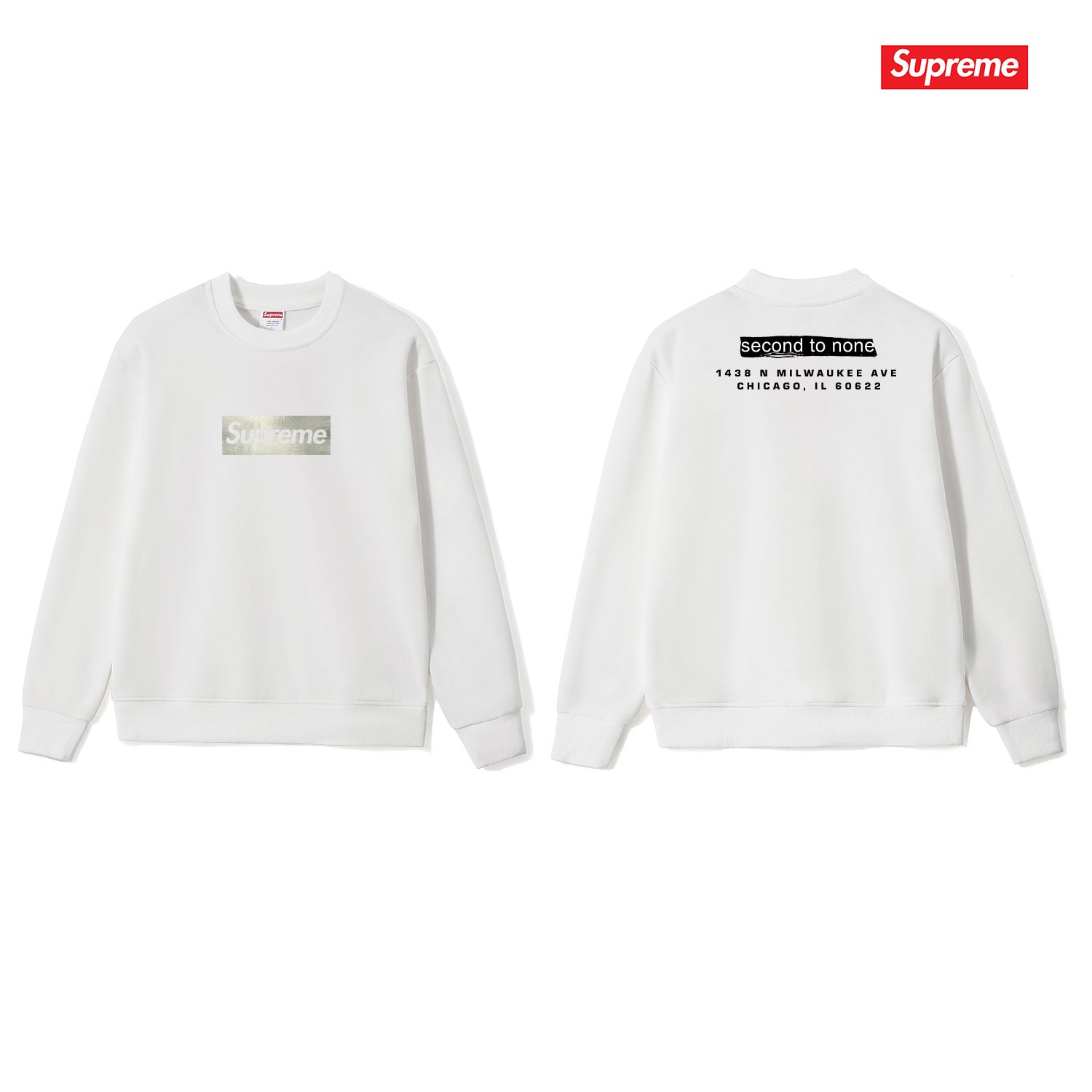 Solid Color Crew Neck Sweatshirt