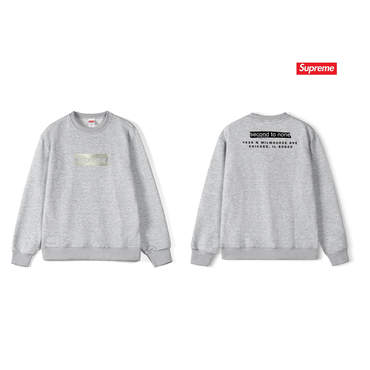 Solid Color Crew Neck Sweatshirt