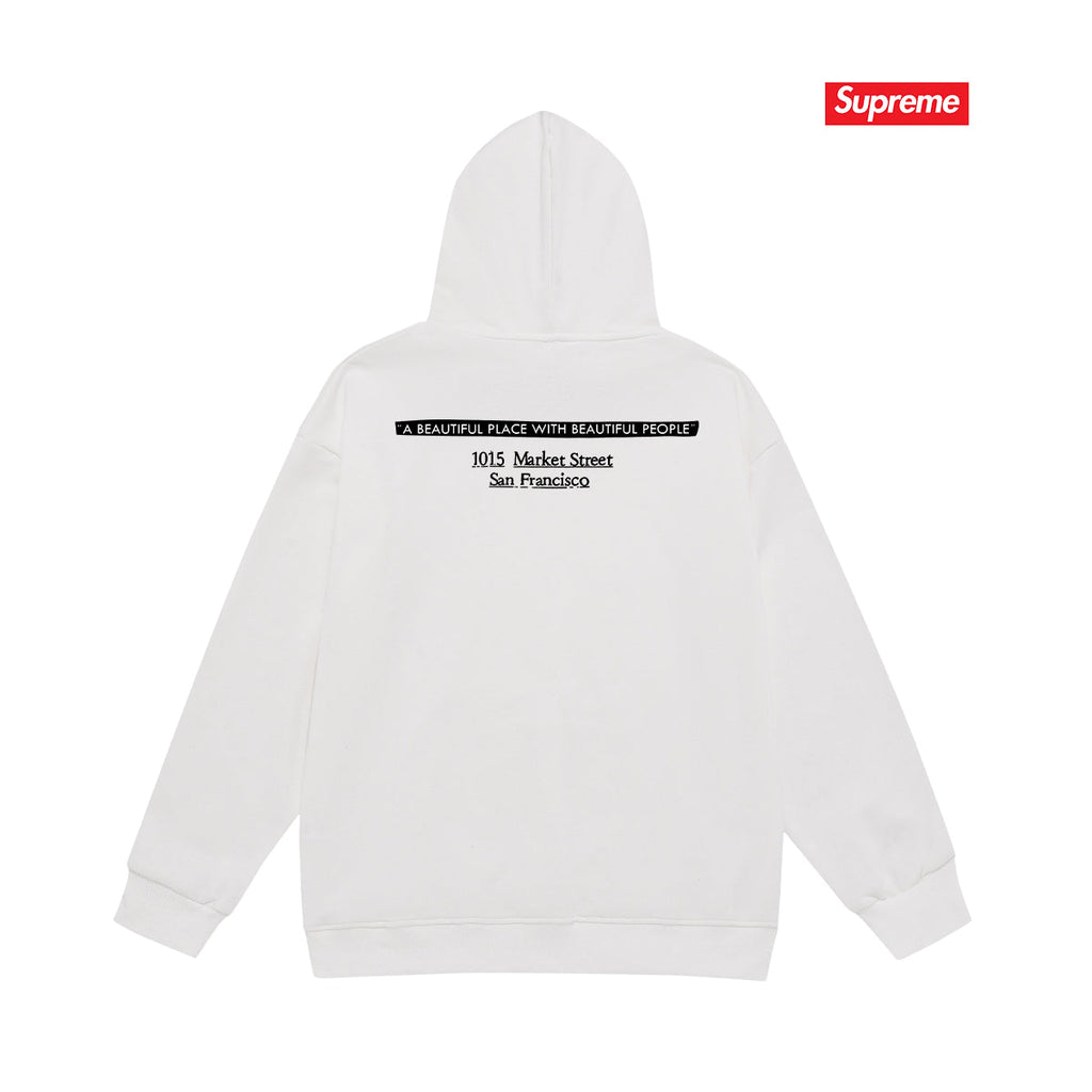 Oversized Logo Print Hoodie